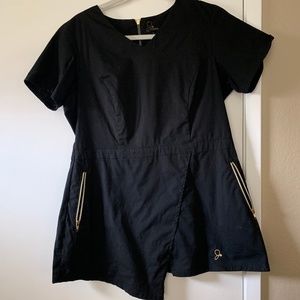 Black Scrub Top